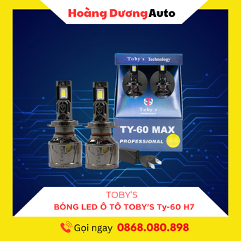 Bóng Led Ô tô Toby's TY-60 H7 NEW - Dành riêng cho xe điện VinFast VF3