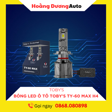 BÓNG LED Ô TÔ TOBY'S TY-60 MAX H4