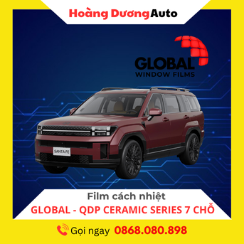 Film cách nhiệt Global QDP CERAMIC 7 chỗ