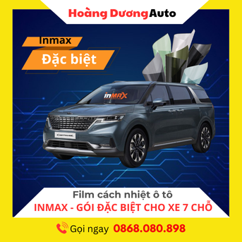 Film cách nhiệt Inmax gói cao cấp xe 7 chỗ