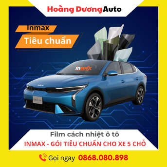 Film cách nhiệt Inmax gói tiêu chuẩn xe 5 chỗ