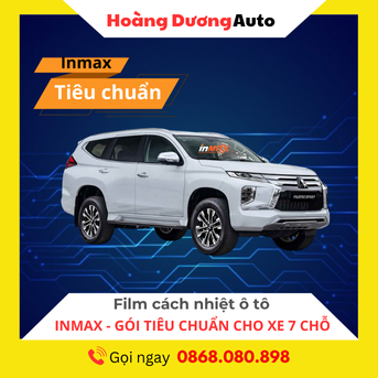 Film cách nhiệt Inmax gói tiêu chuẩn xe 7 chỗ
