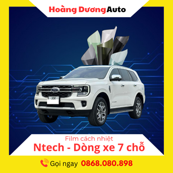 Film cách nhiệt Ntech xe 7 chỗ