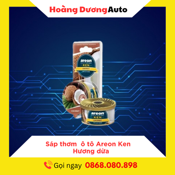 Sáp thơm ô tô Areon Ken Coconut – Hương dừa